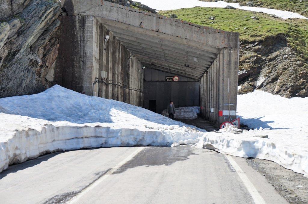 Tunnel au Col du Transfarasan en Roumanie